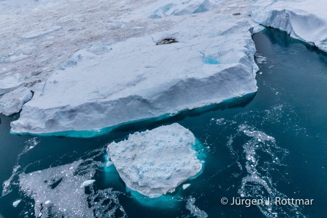 Grönland | Ilulissat | Flugaufnahme | Eisfjord (Kangia)