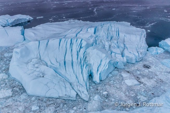 Grönland | Ilulissat | Flugaufnahme | Eisfjord (Kangia)