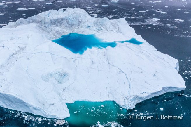 Grönland | Ilulissat | Flugaufnahme | Eisfjord (Kangia)