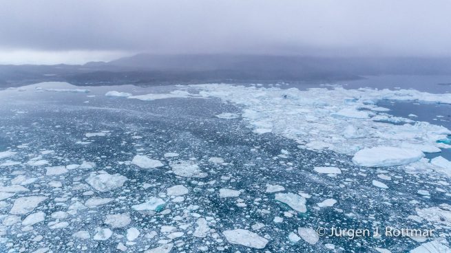Grönland | Ilulissat | Flugaufnahme | Eisfjord (Kangia)