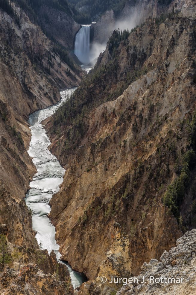 USA | Südwesten | Wyoming | Yellowstone National Park | Lower Falls of the Yellowstone