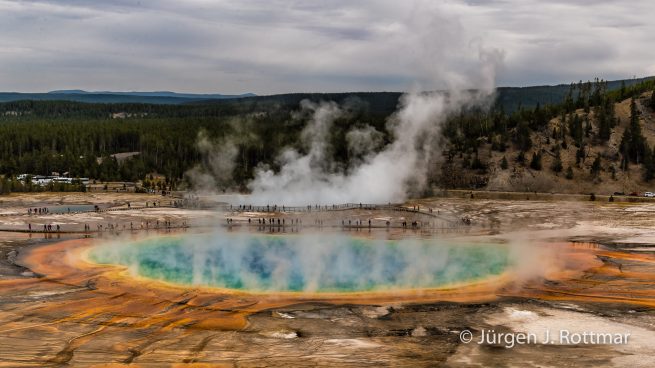 USA | Südwesten | Arizona | Yellowstone NP| Grand Prismatic Spring Overlook