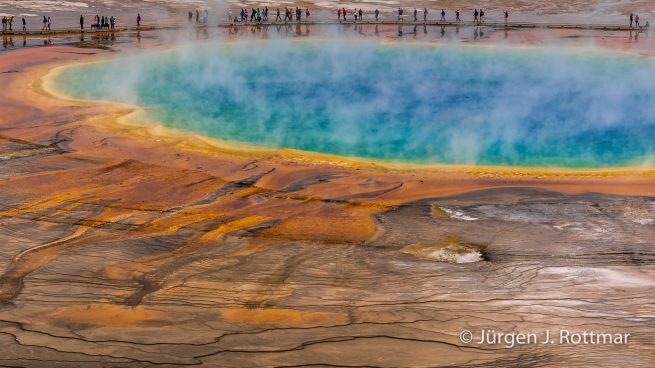 USA | Südwesten | Arizona | Yellowstone NP| Grand Prismatic Spring Overlook