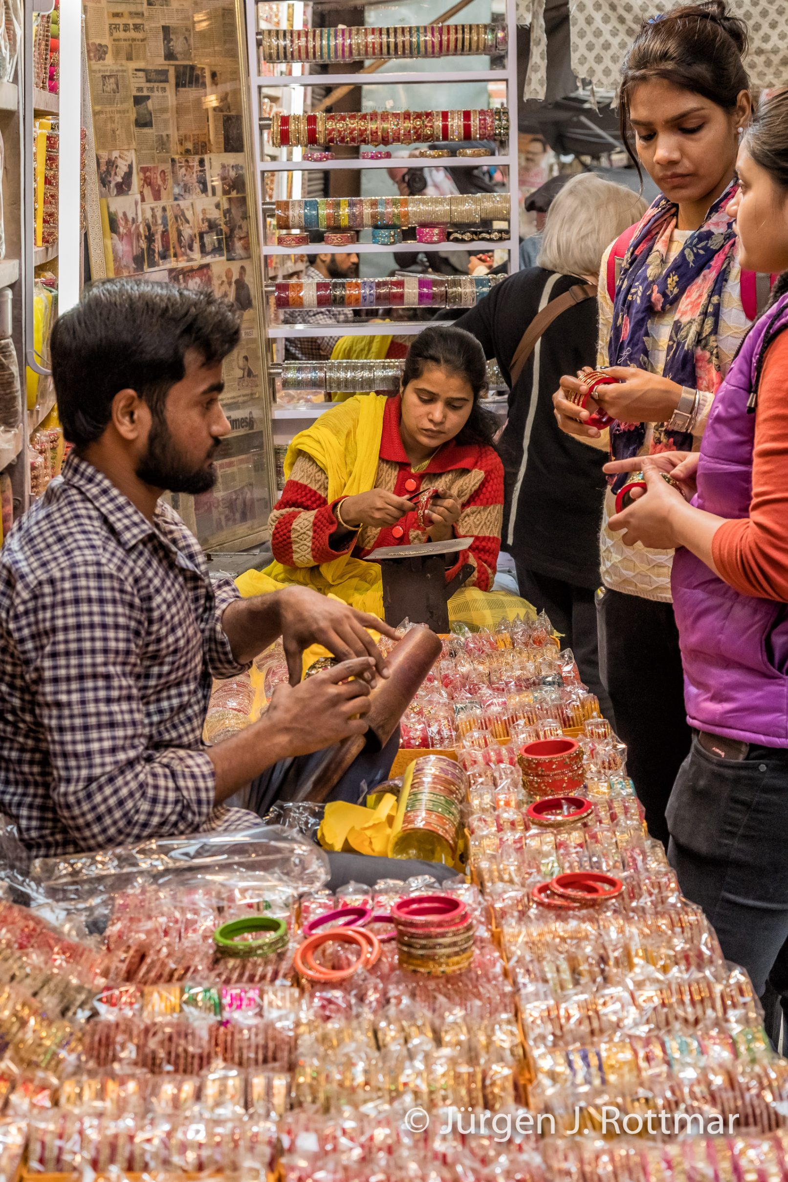 Indien Rajasthan Jaipur Wedding Market Rottmar