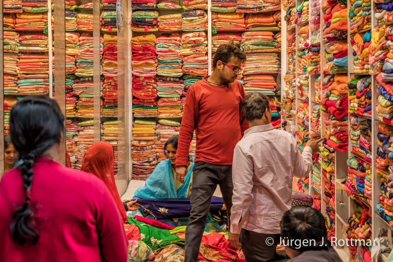 Indien Rajasthan Jaipur Wedding Market Rottmar