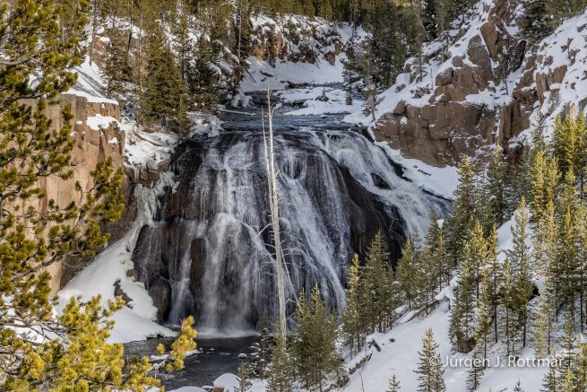 USA | Canyons & Yellowstone NP im Winter | Gibbon Falls