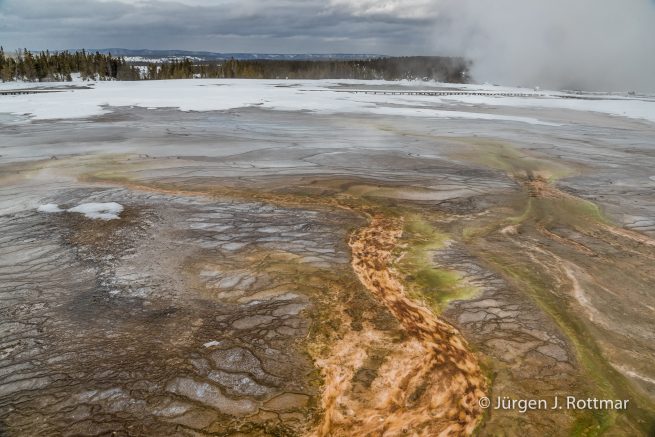 USA | Canyons & Yellowstone NP im Winter | Grand Prismatic Springs