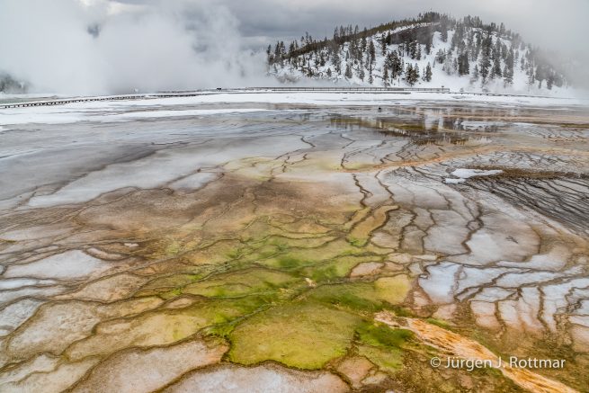 USA | Canyons & Yellowstone NP im Winter | Grand Prismatic Springs