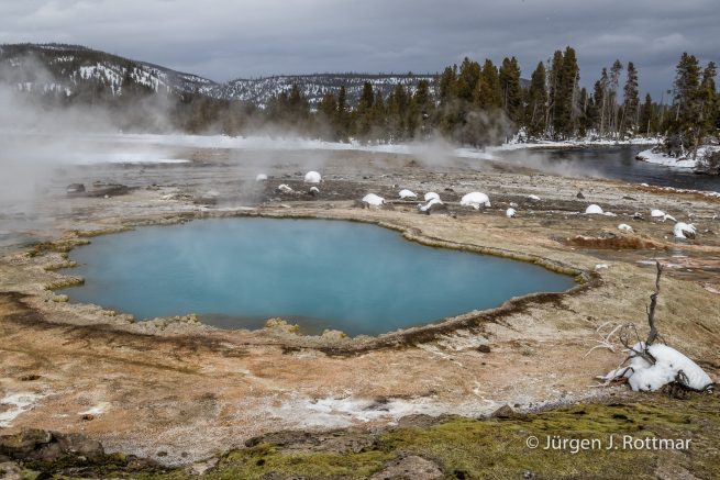 USA | Canyons & Yellowstone NP im Winter | Grand Prismatic Springs