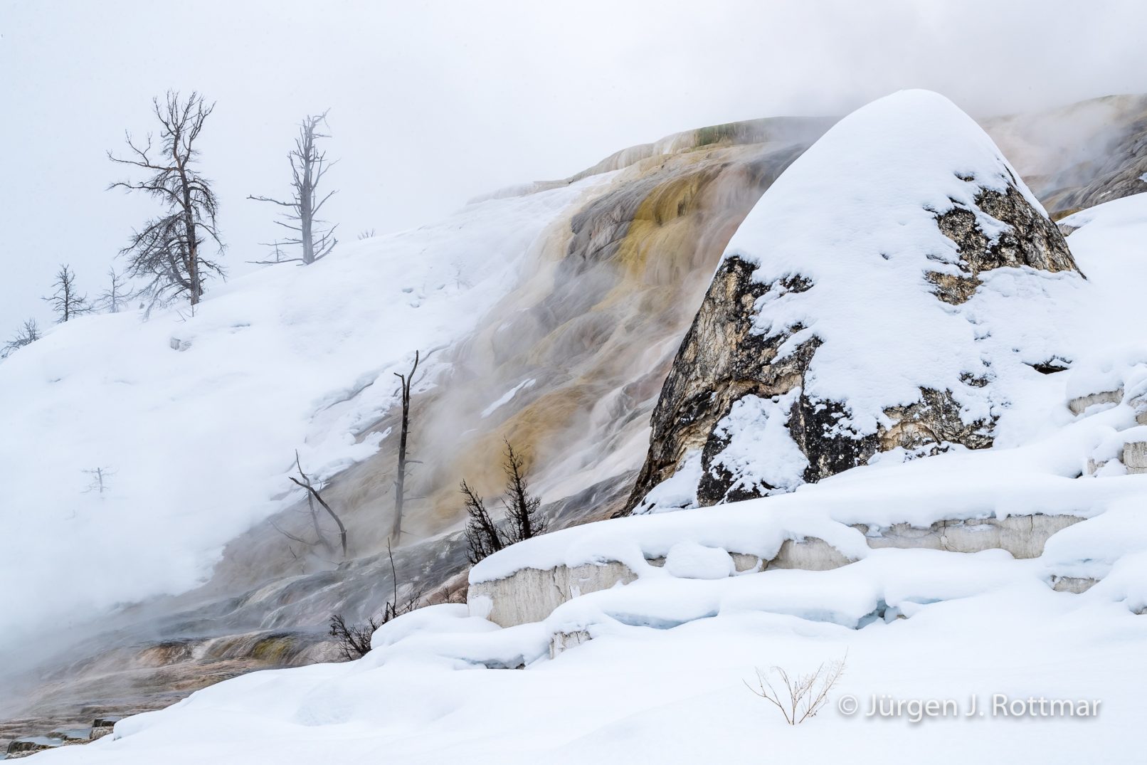 USA | Canyons & Yellowstone NP im Winter | Mammoth | Lower Terraces Area
