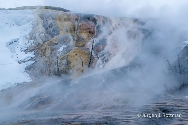USA | Canyons & Yellowstone NP im Winter | Mammoth | Lower Terraces Area