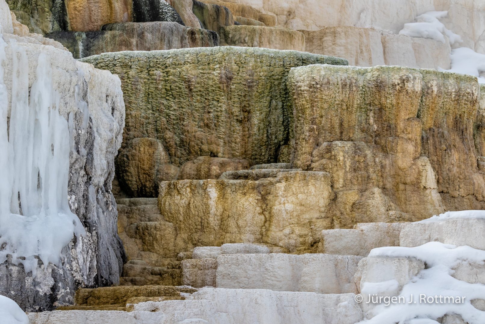 USA | Canyons & Yellowstone NP im Winter | Mammoth | Lower Terraces Area