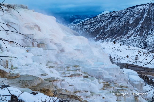 USA | Canyons & Yellowstone NP im Winter | Mammoth | Upper Terraces Area