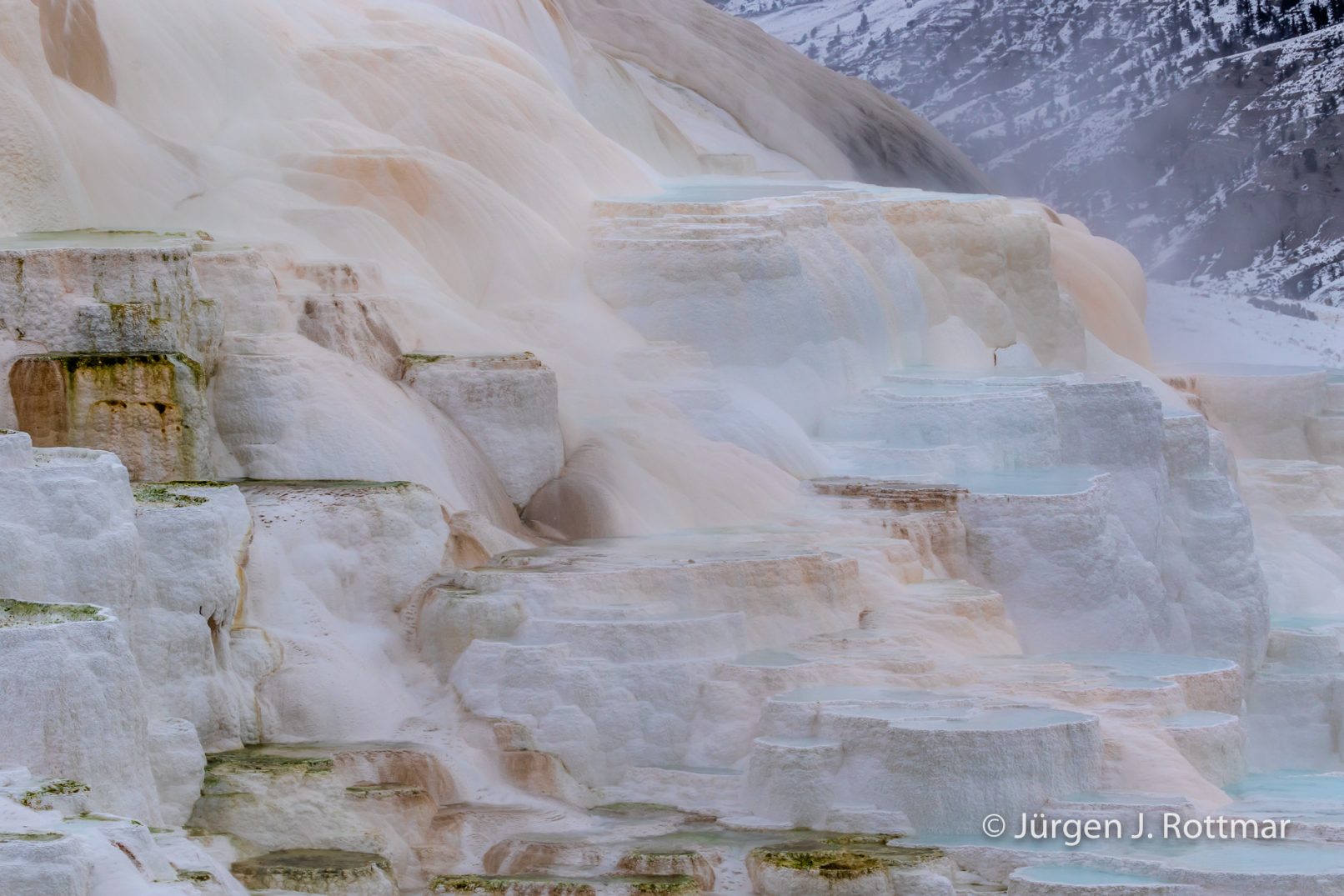 USA | Canyons & Yellowstone NP im Winter | Mammoth | Upper Terraces Area