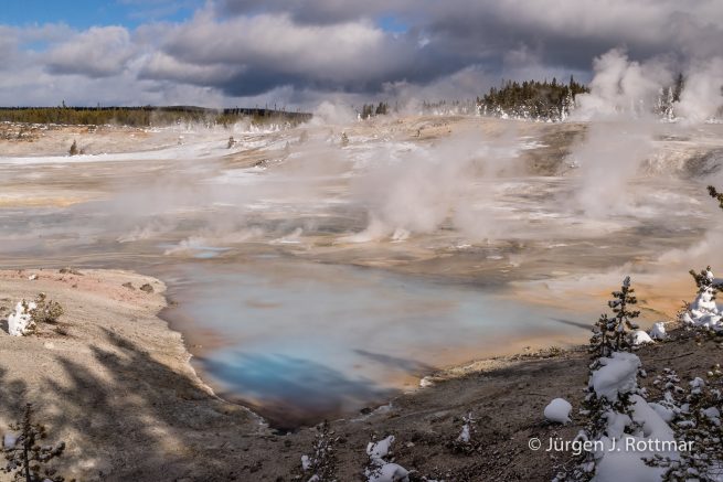 USA | Canyons & Yellowstone NP im Winter | Norris Geyser Basin